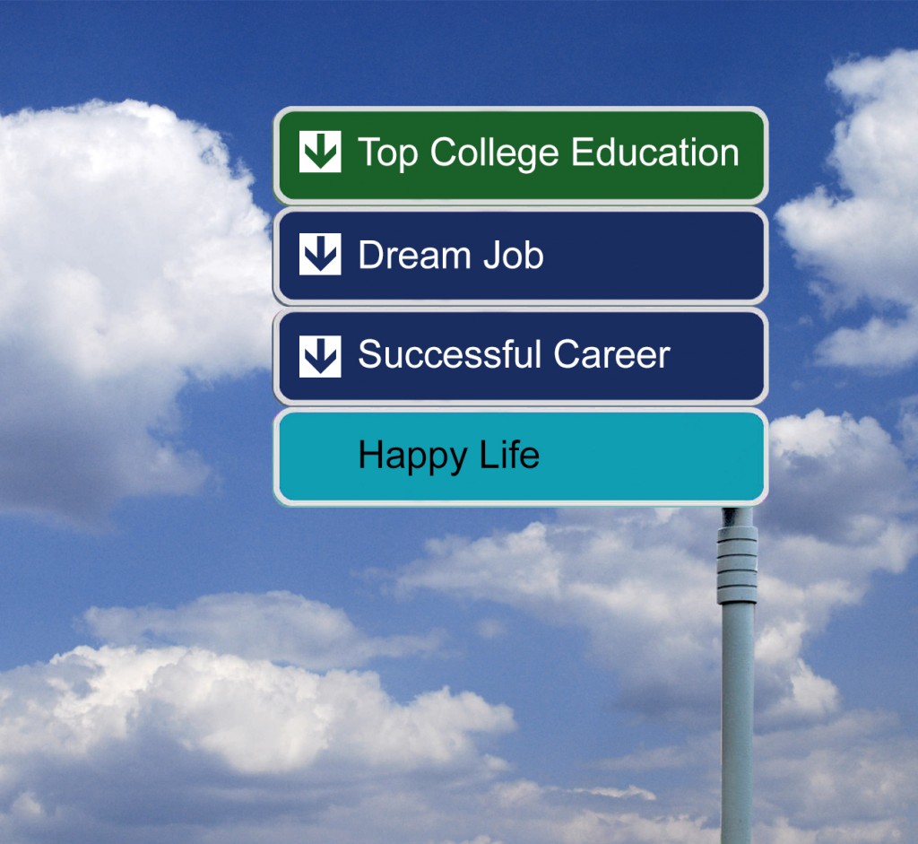 college-sign